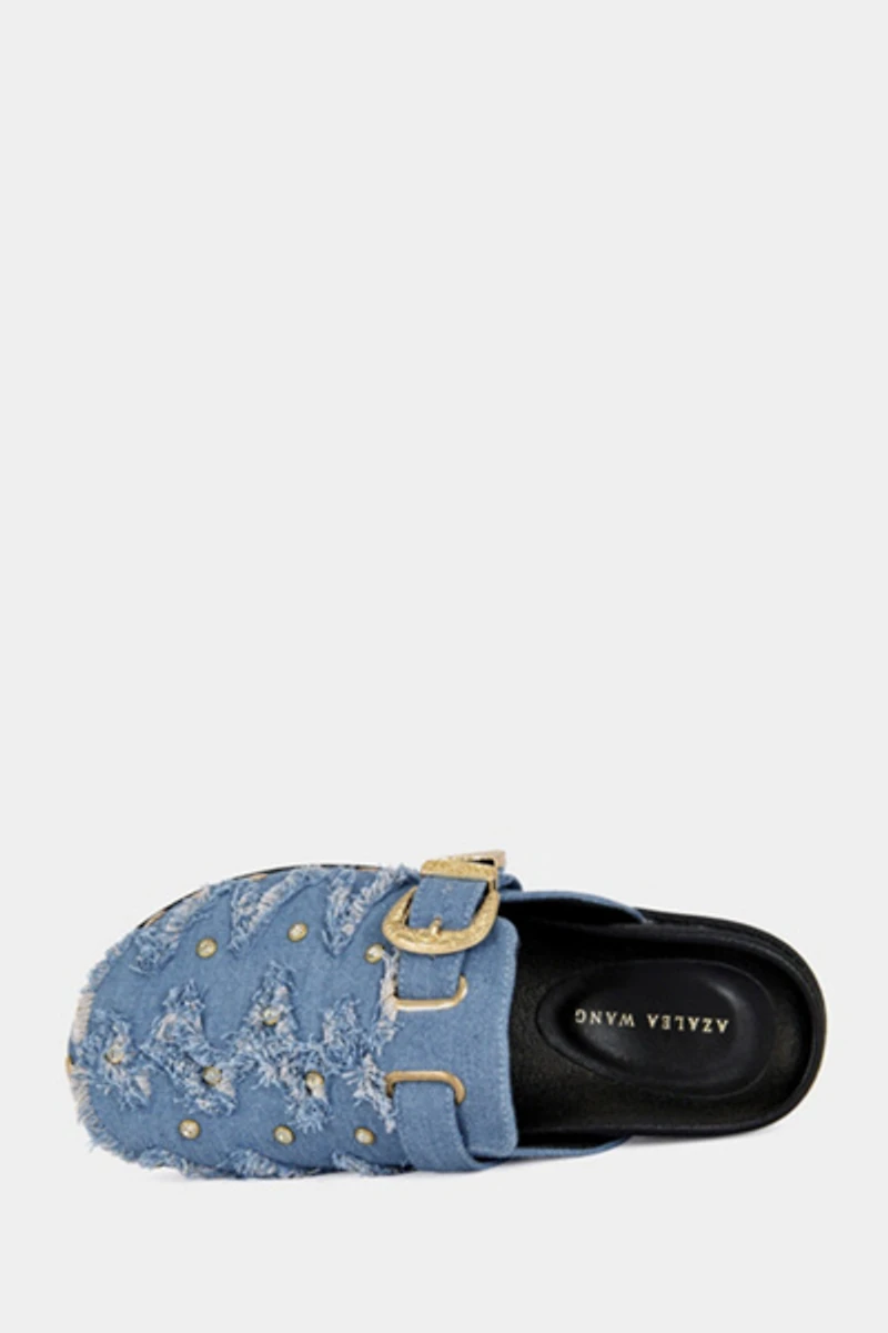 Azalea Wang Zale Studded Flat Mule