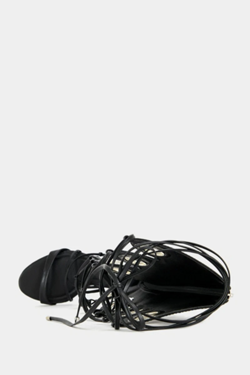 Azalea Wang Agathon Stiletto Gladiator Sandal Boot