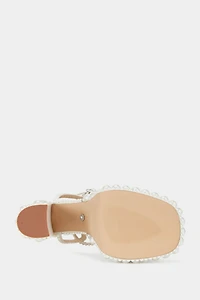 Azalea Wang Astrella Embellished Platform Heel