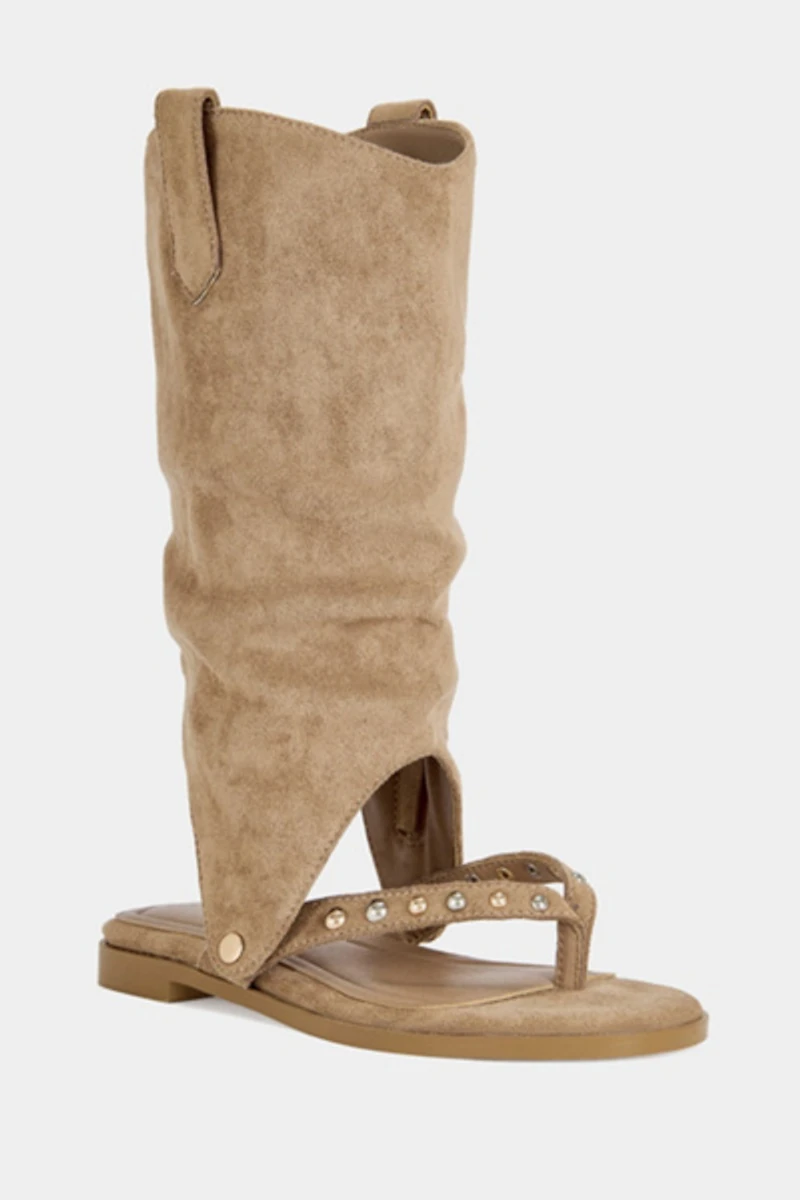 Azalea Wang Barrera Convertible Western Gladiator Sandal