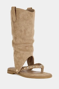 Azalea Wang Barrera Convertible Western Gladiator Sandal