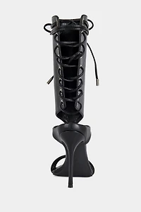 Azalea Wang Bohdi Lace-Up Stiletto Heel