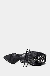 Azalea Wang Bohdi Lace-Up Stiletto Heel