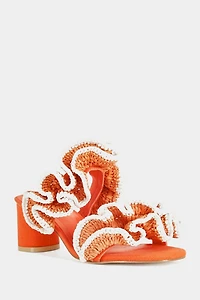 Azalea Wang Chahna Block Sandal Heel