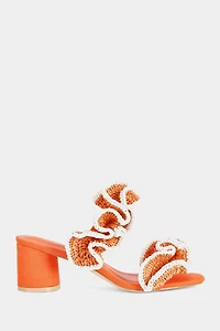 Azalea Wang Chahna Block Sandal Heel