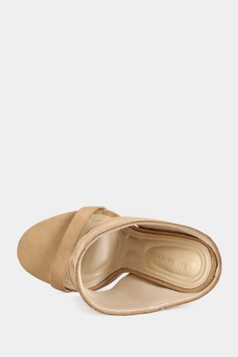Azalea Wang Dreia Block Sandal Heel