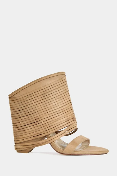 Azalea Wang Dreia Block Sandal Heel