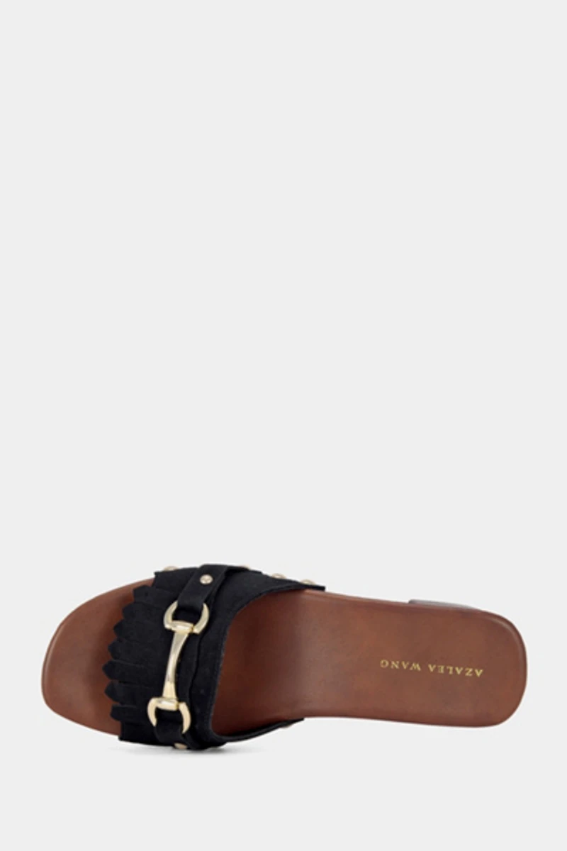 Azalea Wang Epsilon Genuine Flatform Sandal