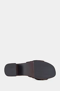Azalea Wang Epsilon Genuine Flatform Sandal