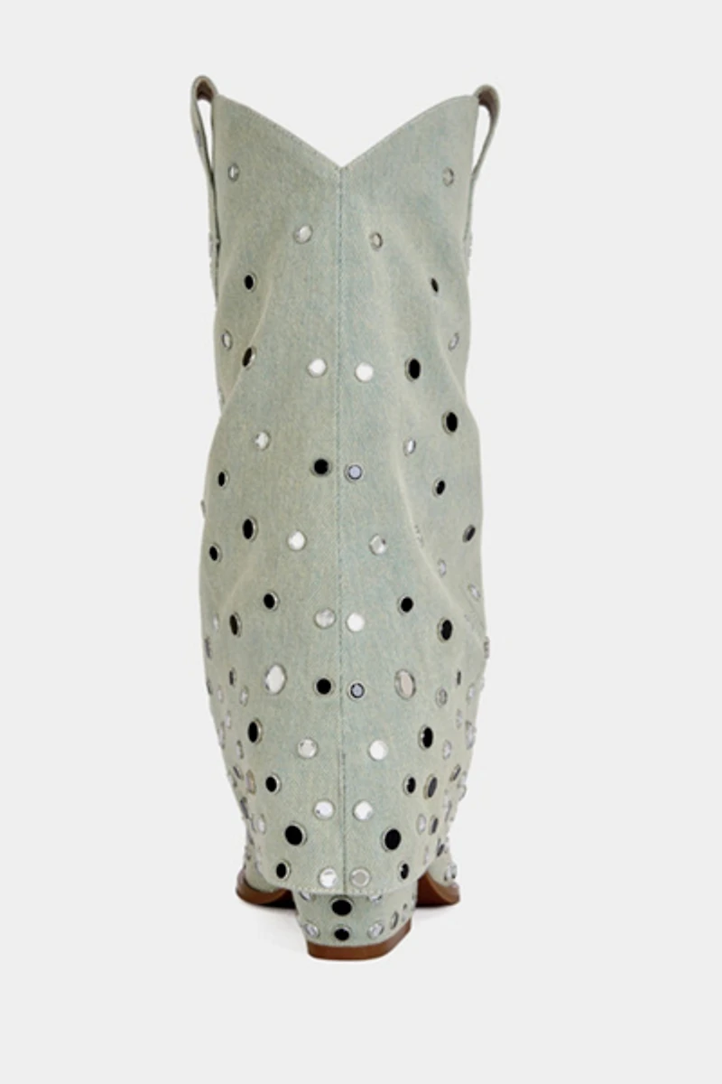 Azalea Wang Jaimy Grommet Western Bootie