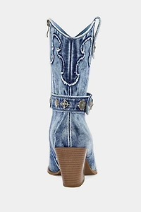 Azalea Wang Neith Western Bootie