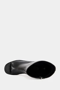 Azalea Wang Nolia Wedge Peep-Toe Bootie