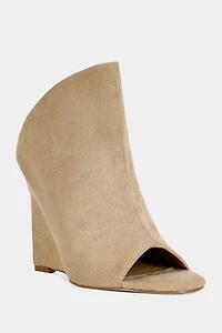 Azalea Wang Novis Wedge Peep-Toe Bootie