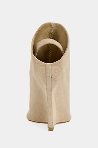 Azalea Wang Novis Wedge Peep-Toe Bootie