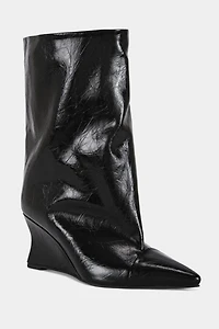 Azalea Wang Vinci Wedge Bootie