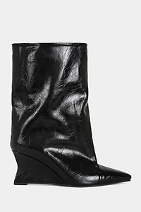 Azalea Wang Vinci Wedge Bootie