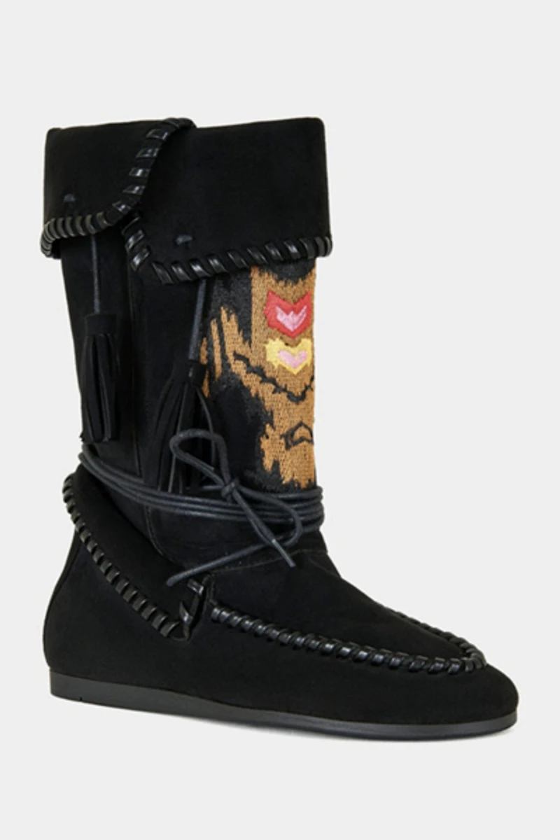 Azalea Wang Weret Moccasin Bootie