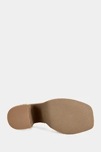 Azalea Wang Aniket Wicker Platform Sandal