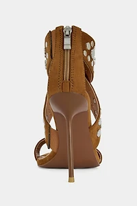 Azalea Wang Arte Studded Stiletto Heel