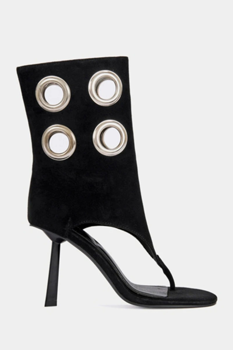 Azalea Wang Baina Stiletto Bootie Heel