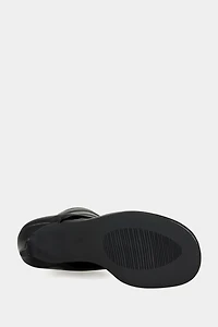 Azalea Wang Cecile Stiletto Sandal Boot Heel