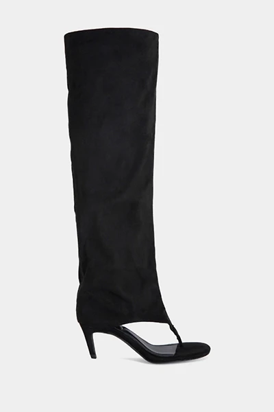 Azalea Wang Chandi Slouchy Stiletto Sandal Boot