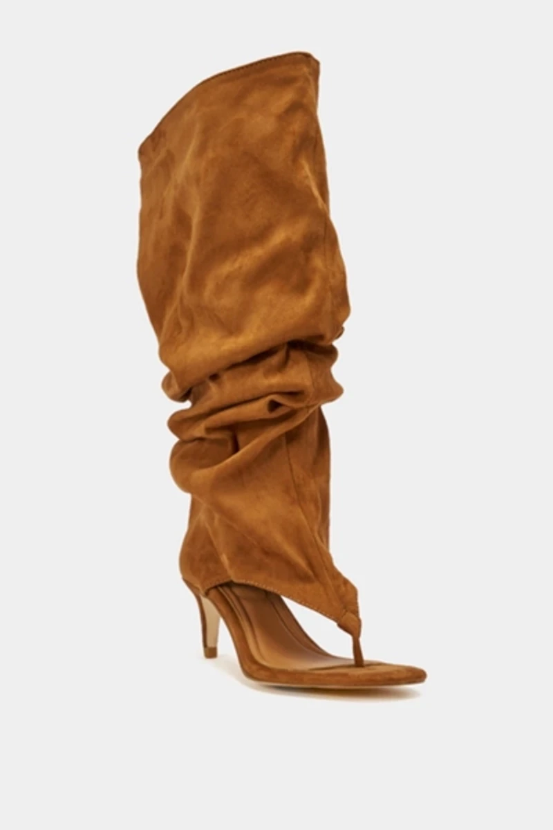 Azalea Wang Chandi Slouchy Stiletto Sandal Boot
