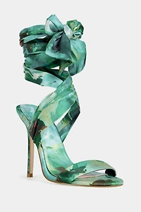 Azalea Wang Elzon Wrap-Around Stiletto Heel
