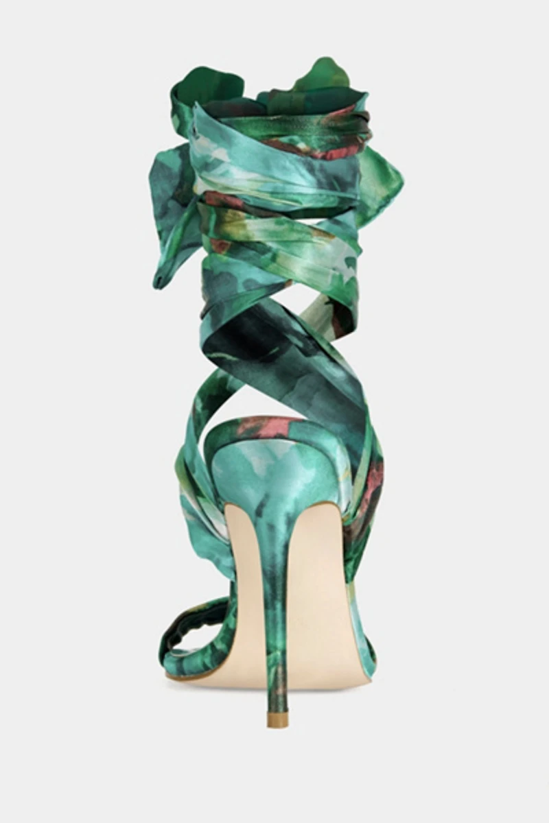 Azalea Wang Elzon Wrap-Around Stiletto Heel