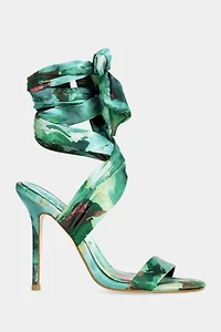 Azalea Wang Elzon Wrap-Around Stiletto Heel