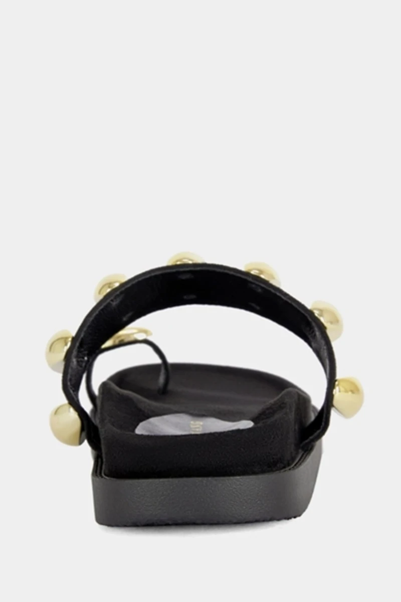 Azalea Wang Impisi Studded Toe Ring Sandal
