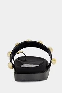Azalea Wang Impisi Studded Toe Ring Sandal