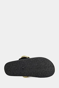 Azalea Wang Impisi Studded Toe Ring Sandal