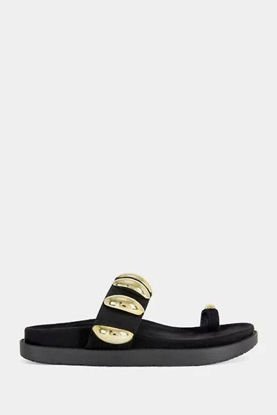 Azalea Wang Impisi Studded Toe Ring Sandal