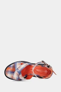 Azalea Wang Jaetyn Plaid Platform Heel