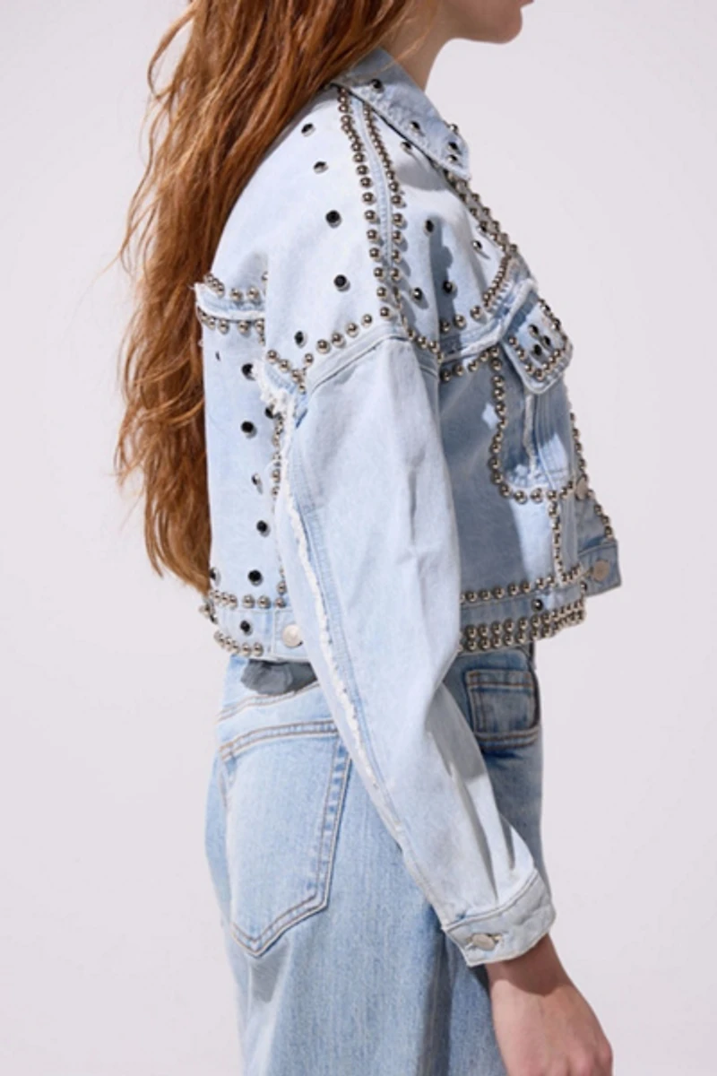 Azalea Wang Jazella Studded Jacket