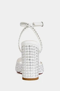 Azalea Wang Matteus Studded Wedge Sandal