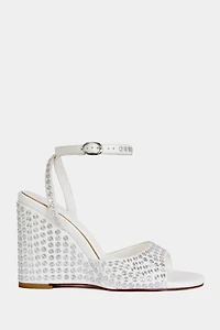Azalea Wang Matteus Studded Wedge Sandal