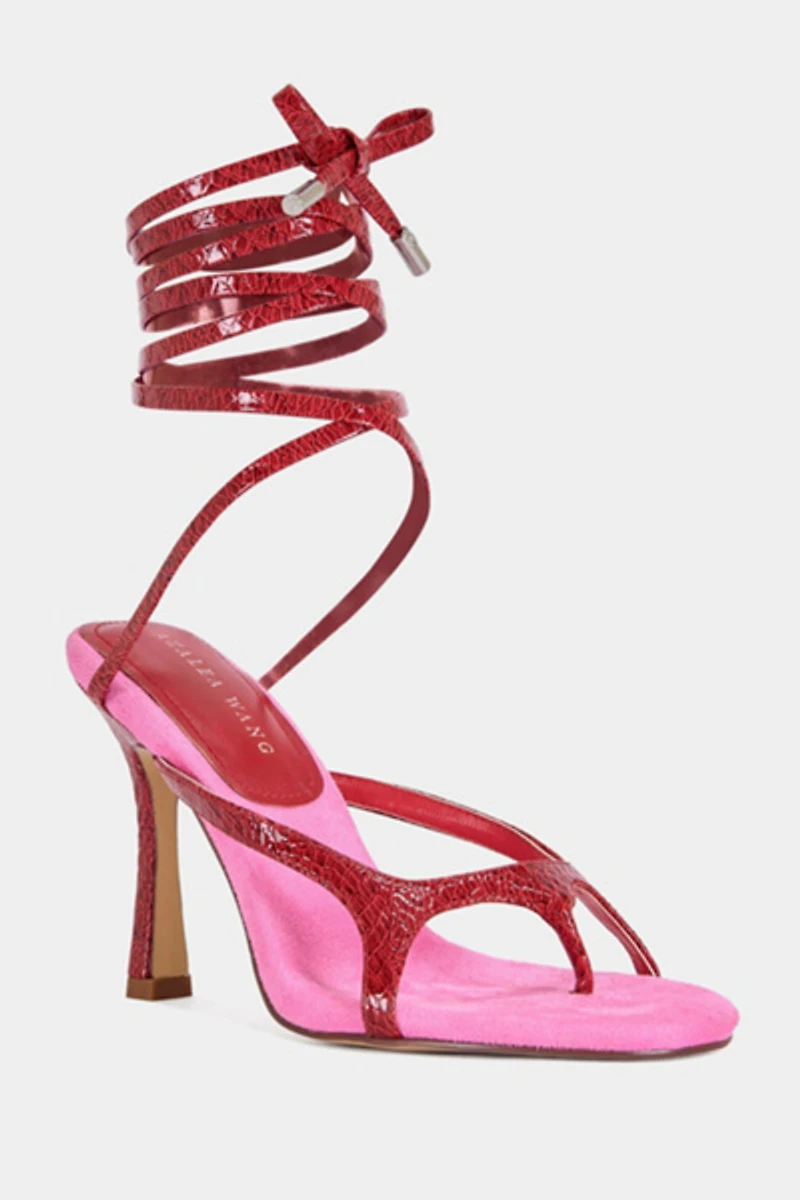 Azalea Wang Otrisse Wrap-Around Stiletto Heel