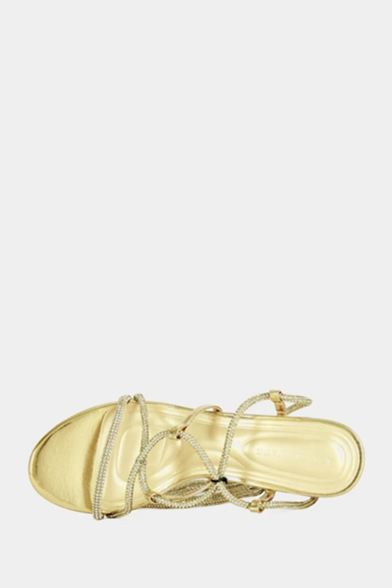 Azalea Wang Revani Wrap-Around Strappy Block Heel