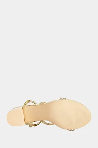 Azalea Wang Revani Wrap-Around Strappy Block Heel