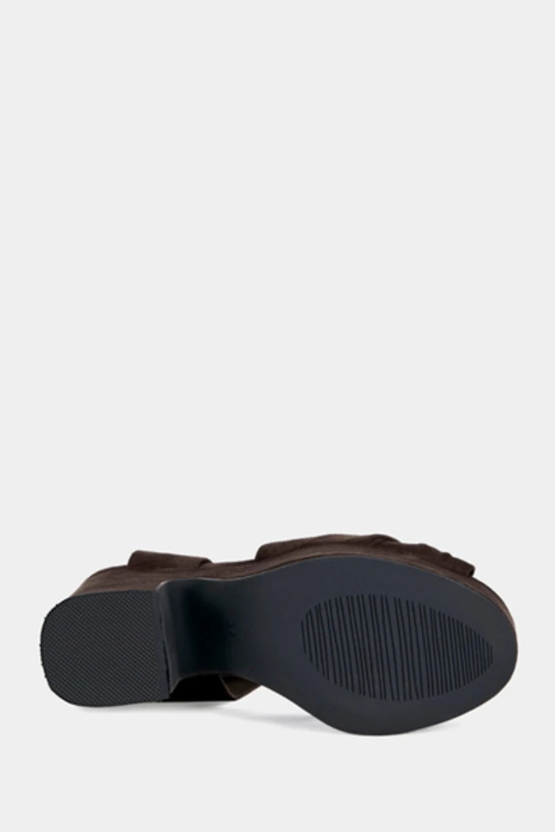 Azalea Wang Saki Platform Wrap-Around Heel