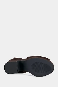 Azalea Wang Saki Platform Wrap-Around Heel