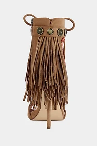 Azalea Wang Salgado Fringe Stiletto Gladiator Heel