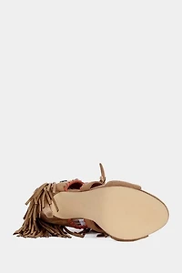 Azalea Wang Salgado Fringe Stiletto Gladiator Heel
