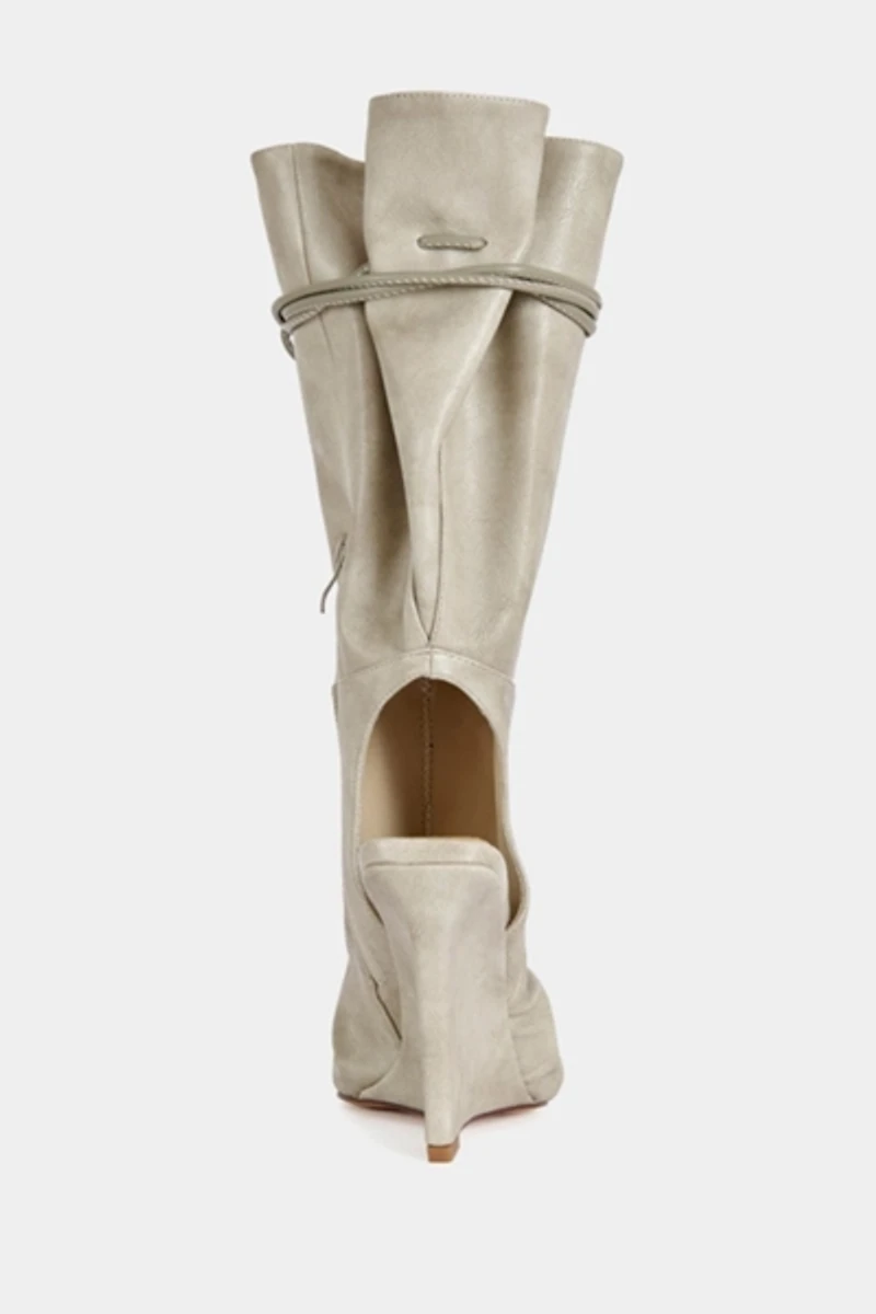 Azalea Wang Vailen Slouch Wedge Bootie