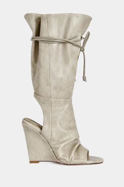 Azalea Wang Vailen Slouch Wedge Bootie