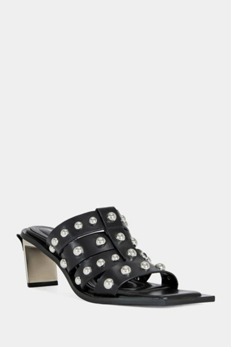 Azalea Wang Vandal Studded Sandal Heel