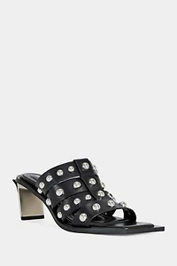 Azalea Wang Vandal Studded Sandal Heel