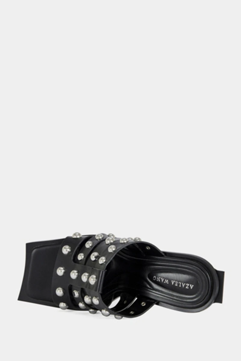 Azalea Wang Vandal Studded Sandal Heel